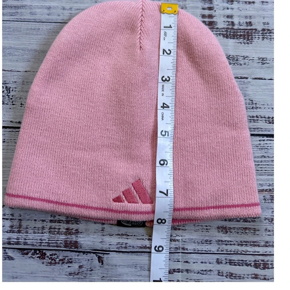 Adidas Beanie Women Pink ClimaWarm Knit Logo‎ Hat